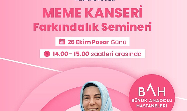 Gebze Center’da Meme Kanseri Farkındalığına Dair Anlamlı Etkinlik