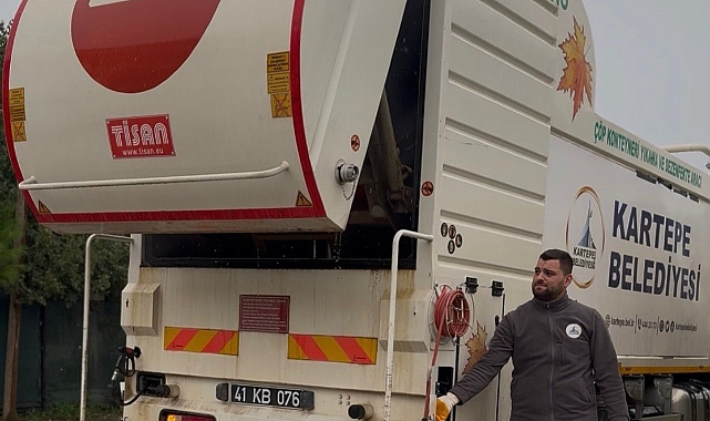 Kartepe Belediyesi’nden Temizlikte Örnek Uygulama